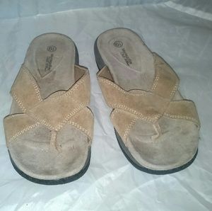 Tan sandals